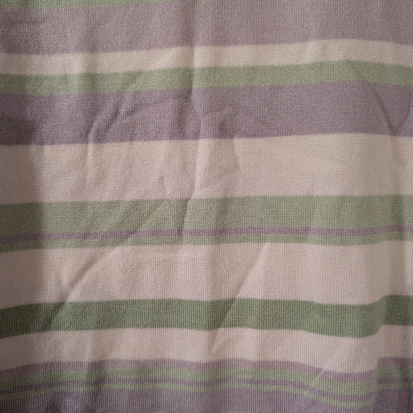 NWT Pendleton Vintage Silk Blend Stripe Shirt L - Picture 3 of 5